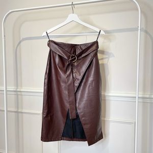 Shein Leather skirt - size medium
